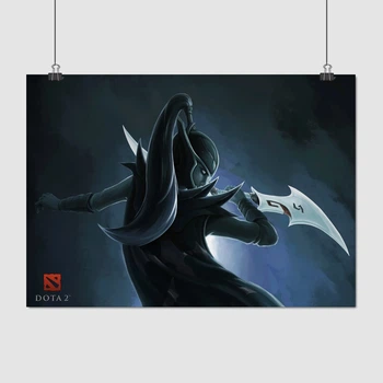 Постер Дота 2, Морта, фантомка, Mortred, Phantom Assassin, Dota 2, плакат для геймера, A3 30×42 см (id2411)