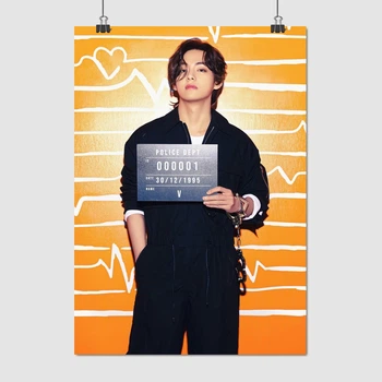 Постер БТС, Ким Тхэхён, Ви, Bangtan Boys, BTS, Kim Taehyung, A3 42×30 см (id6321)