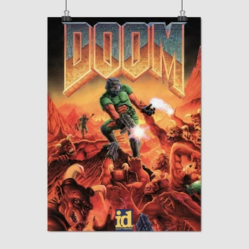 Постер Дум, Doom 1 (1993), Думгай, Кат Року, декор кімнати геймера, A3 42×30 см (id4321)