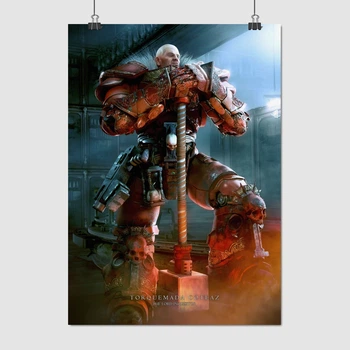 Постер Вархаммер 40000, Лорд Инквизитор Торквемада Котес, Warhammer 40000, A3 42×30 см (id1314)