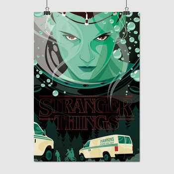 Постер Дивні Дива, Stranger Things, A3 42×30 см (id1198)