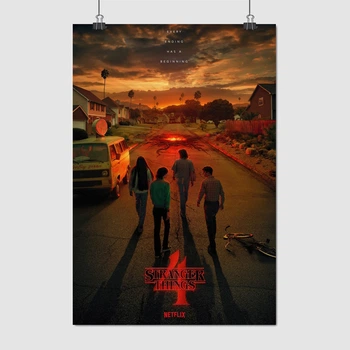 Постер Очень Странные Дела 4, Stranger Things 4, A3 42×28 см (id5270)