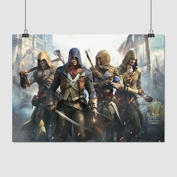 Постер Кредо ассасина: Единство, Assassin's Creed: Unity, A3 30×42 см (id4569)
