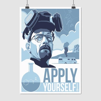 Постер Во все тяжкие, Breaking Bad, A3 42×30 см (id1417)