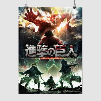 Постер Атака на титанов, Attack on Titans, A3 41×30 см (id4833)