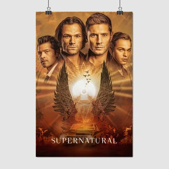 Постер Сверхъестественное, 10-й сезон, Supernatural, A3 42×28 см (id4314)
