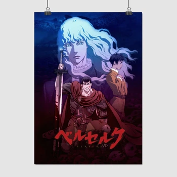 Постер Берсерк, Berserk, A3 42×30 см (id5221)