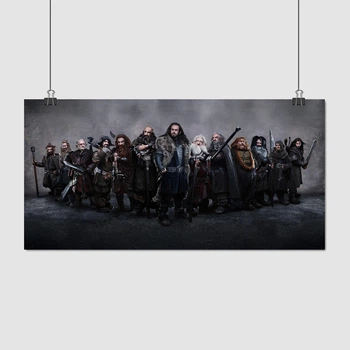 Постер Гномы Средиземья, Властелин колец, Хоббит, Hobbit, Lord Of The Rings, A2 30×60 см (id1986)