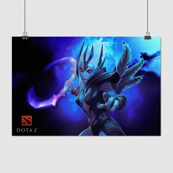 Постер Дота 2, Венга, Dota 2, Vengeful Spirit, плакат для геймера, A3 28×42 см (id6473)