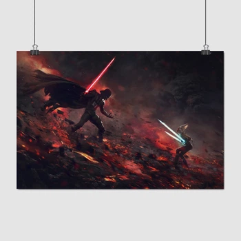 Постер Асока Тано, Вейдер, Звёздные Войны, Star Wars, Darth Vader, Ashoka, A3 28×42 см (id0936)