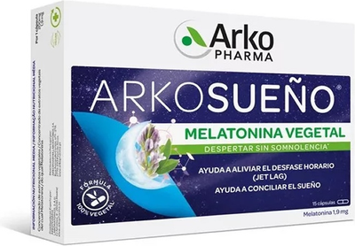 Харчова добавка Arkopharma Мелатонін 19 мг 15 капсул (3578830113278)