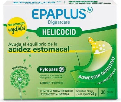 Suplement diety Epaplus Digestcare Helicocid 30 tabletek (8430442009835)