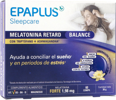 Suplement diety Epaplus Sleepcare 60 tabletek (8430442011173)