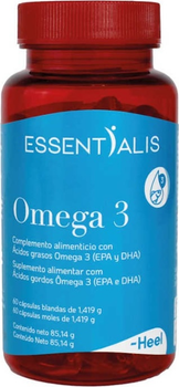 Харчова добавка Essentialis Heel Omega 3 60 капсул (8429949195950)