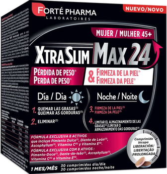 Suplement diety Forte Pharma Laboratoires XtraSlim Max 24 105 tabletek (8470002106673)