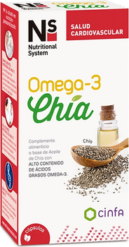 Suplement diety NS Cynfa Nutritional System Omega-3 Chia 120 kapsułek (8470001884596)