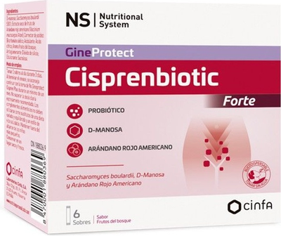 Suplement diety NS Cynfa Nutritional System Cisprenbiotic Forte 6 saszetek (8470001880369)