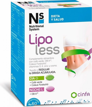 Suplement diety NS Cynfa Nutritional System Lipoless 60 tabletek (8470001949974)
