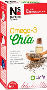 Suplement diety NS Cynfa Nutritional System Omega 3 Chia 60 kapsułek (8470001884572)