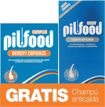 Інформація про продукт Laboratorios Serra Pamies Pil-Foods Complex Density Capsules 60 таблеток + Direct Shampoo 200 мл (7350068606816)