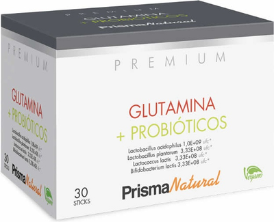 Suplement diety Prisma Natural Premium Natural Glutamine + Probiotics 4.37 g x 30 saszetek (8437010199837)
