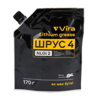 Мастило для ШРУС VIRA "ШРУС-4" пластичне літієве чорна 170 г (VI0616)