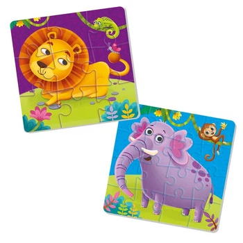 Пазлы Foam puzzles 2in1 Zoo RK6050-05 Разноцветный shop (5903858960579)