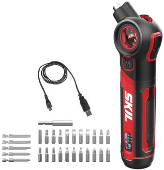 Wkrętarka akumulatorowa Skil 2714 GA z obrotową głowicą (SD1E2714GA) (4894863201591)