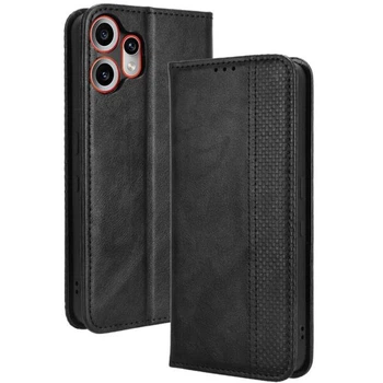 Чехол-книжка Deexe Retro Style для Nothing CMF Phone 2 Pro - Black