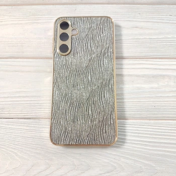 Чехол Luxury Glitter для Samsung Galaxy A26 5G / A266 Gold-gray