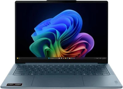 Ноутбук Lenovo Yoga Slim 7 14AKP10 14" OLED/AMD Ryzen AI 5 340/16GB/SSD 512GB/UMA/DOS/Tidal Teal (83JY004SRA)