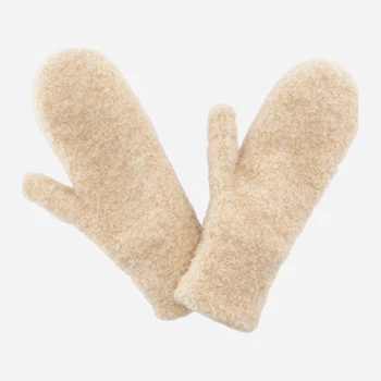 Рукавицы женские Malisa Букле 12-6022L-CM-70 One Size Кремовые