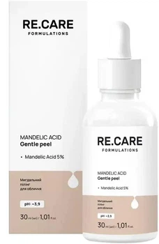 Мигдальний пілінг Re.Care для обличчя Mandelic Acid Gentle Peel, 30 мл