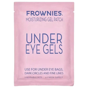 Патчи гелевые для кожи под глазами Frownies Moisturizing gel patches Фраунис увлажняющие патчи против отеков, морщин 3 шт