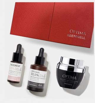 Набор для лица KeenWell Optima Активное омоложение дневной крем+сыворотка для лица+сыворотка вокруг глаз 55мл+30мл+15мл