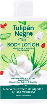 Лосьон для тела Tulipan Negro алоэ вера, хлопок, шиповник, 400 мл