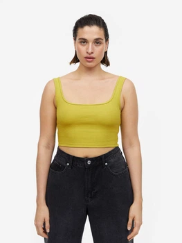 Топ женский H&M 1159991005c33 S Салатовый (KC1000000052971)