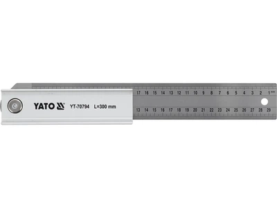 Угольник регулируемый 90°-45°-135° l= 300 мм с ножкойl= 160 мм YATO (YT-70794)