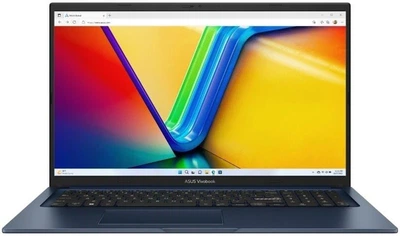 Ноутбук ASUS 17.3 Vivobook 17 X1704VA-AU889 FHD 60Hz/Intel Core 5 120U/16GB/512SSD/UMA/DOS/Quiet Blue (90NB13X2-M00C50)