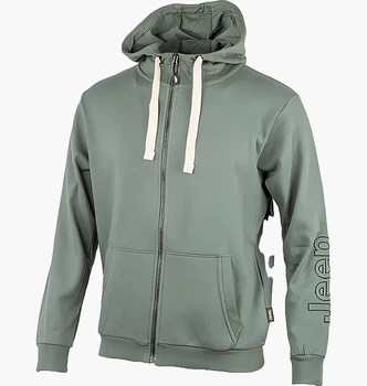 Толстовка Jeep Hooded Sweatshirt Full Zip Sleeve Embroidery Turquoise O102571-E850 XL