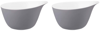 Набір мисок Seltmann Life Fashion Elegant Grey з ручкою 2 шт 600 мл (4052212070117)