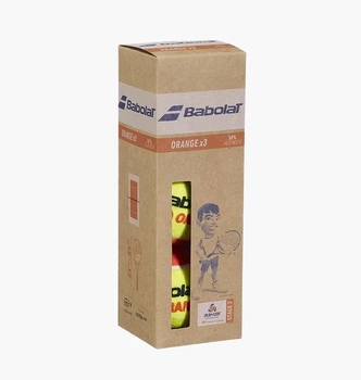 Теннисный мяч Babolat Paper Pack Yellow/Orange 501107-113 MISC