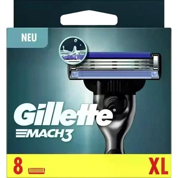 Сменные кассеты (картриджи) для бритья Gillette Mach3 8 шт в упаковке (65299239)