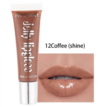 Блеск для губ Handaiyan Jelly Lip Gloss, увлажняющий прозрачный блеск, 12
