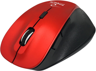 Mysz Titanum Fornax 6D Wireless Red (5901299946589)