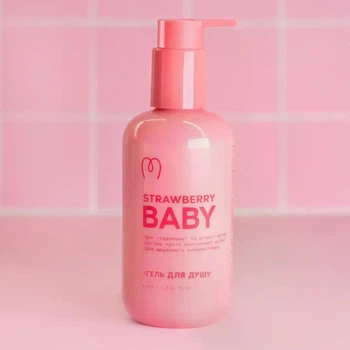Гель для душу увлажняющий Strawberry Baby, Mary Babe, 250 г (MBA-60262)