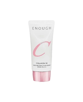 Сонцезахисний крем з ефектом вирівнювання тону Enough Collagen 3x Moisture Tone Up Sun Cream SPF50+ Pa++++