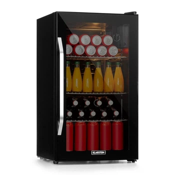 Холодильник для напитков Klarstein Beersafe XXL Onyx со стеклянной дверцей 80 л (10034848)