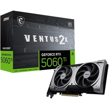Відеокарта MSI GeForce RTX5060 Ti VENTUS 2X 16G OC PLUS (V535-005) (RTX 5060 Ti 16G VENTUS 2X OC PLUS)