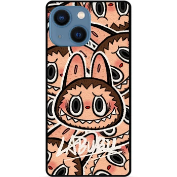 Силиконовый чехол бампер Candy для Iphone 15 с рисунком Labubu Лабубу